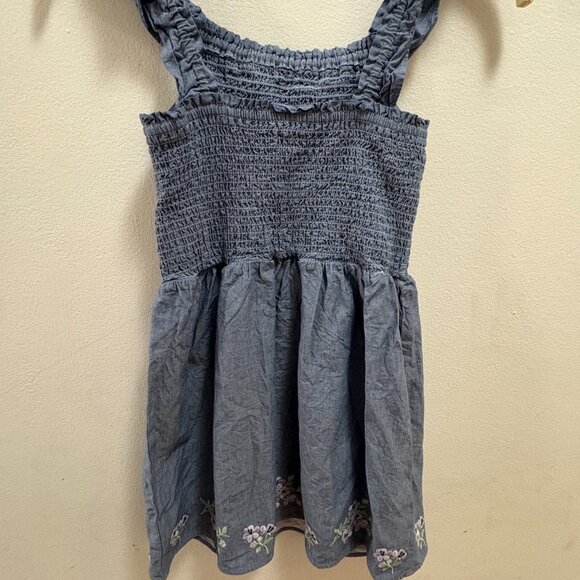 Girls Chambray Sundress with Embroidery size 12 - Picture 5 of 5